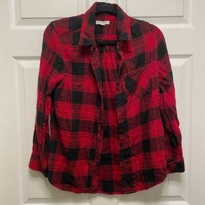 Flannel button down